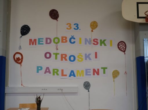 33. medobčinski otroški parlament/33. községek közötti diákparlament (2022/2023)