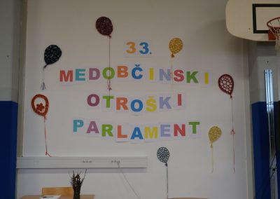 33. medobčinski otroški parlament/33. községek közötti diákparlament (2022/2023)